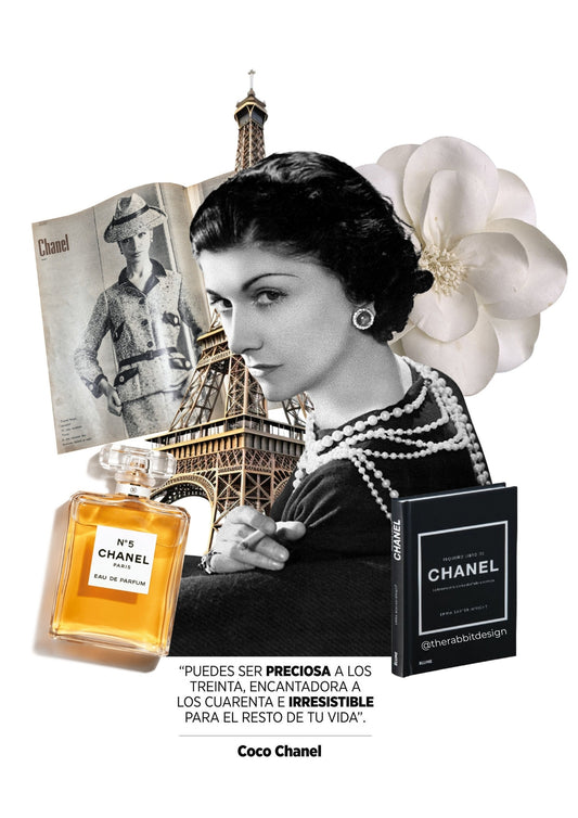 Collage Paris Coco Chanel