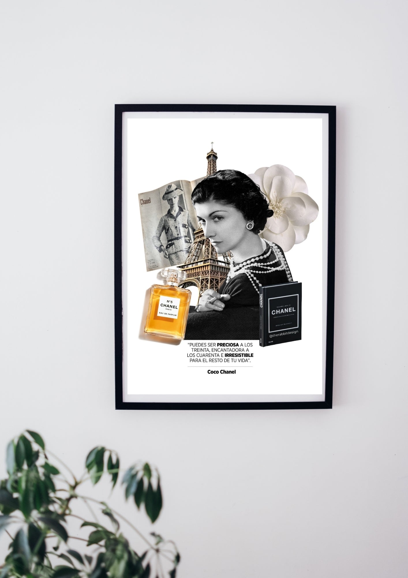 Collage Paris Coco Chanel