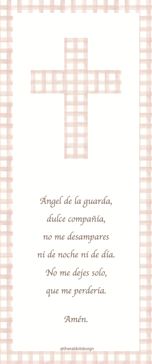 Recordatorio Bautizo Personalizado