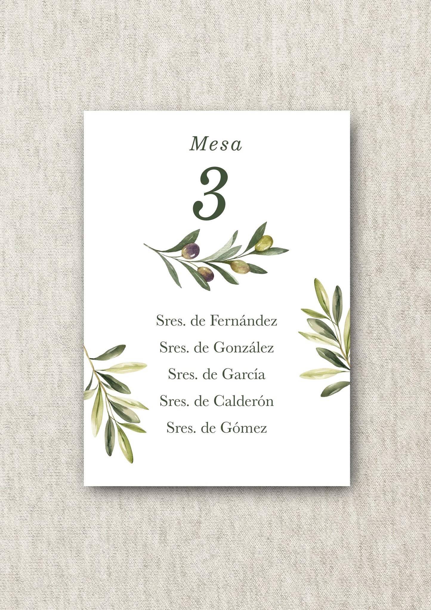 Seating Plan & Mesero