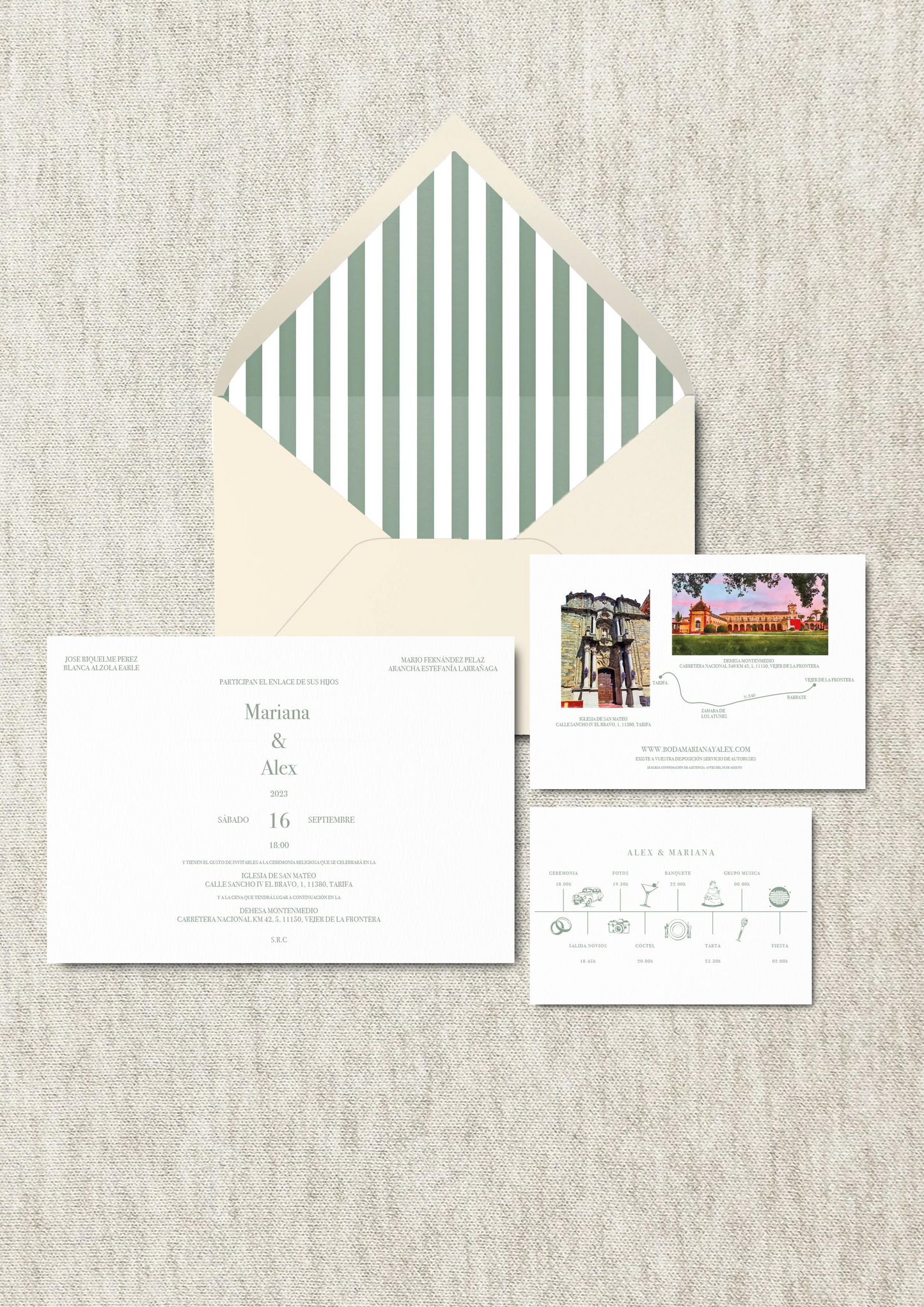 Invitaciones de boda Semipersonalizadas