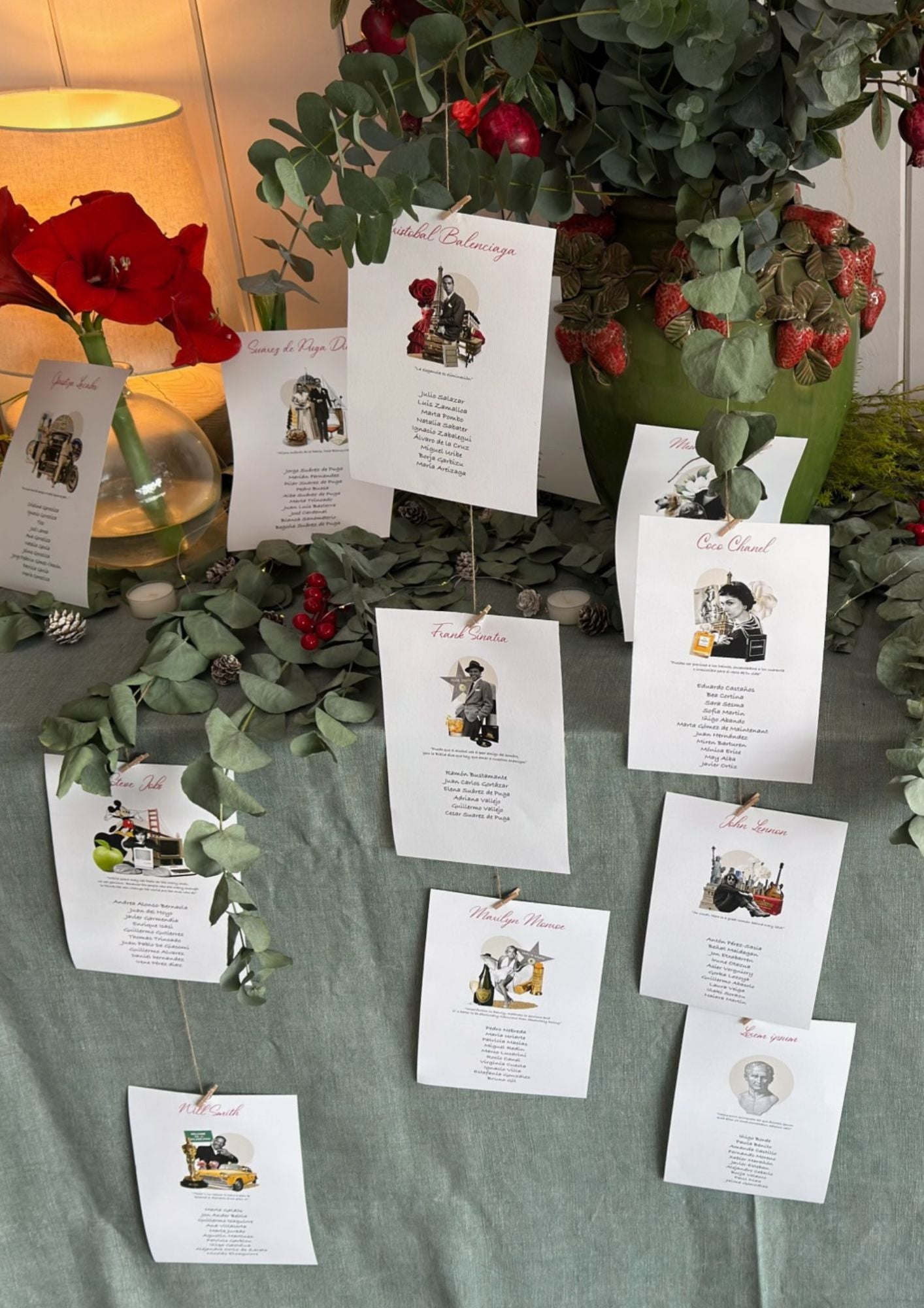 Seating Plan collage personalizado